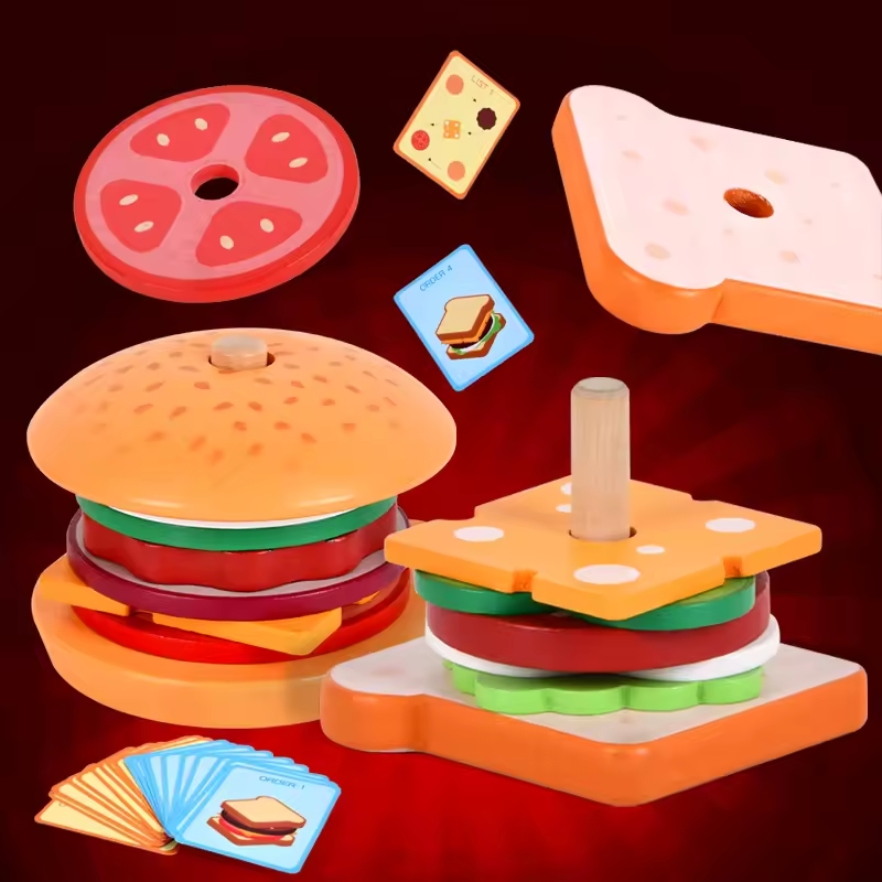 Baby Food Toy - Children Pretend Play Kitchen Wooden Toys