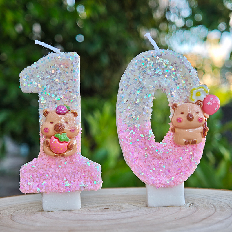 Baby Food For 2 Year Old - New Capybara Candles Cake Decorating Theme