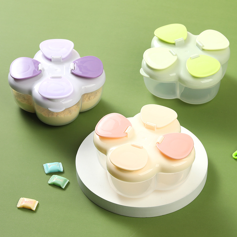 Portable Clover 4-Compartment  – обзор и цена Baby Food Jars With Lids