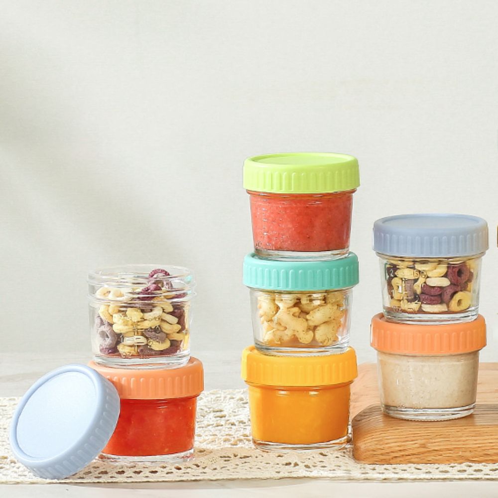 6pcs Mason Jar Glass Baby Food – обзор и цена Baby Food Jars With Lids