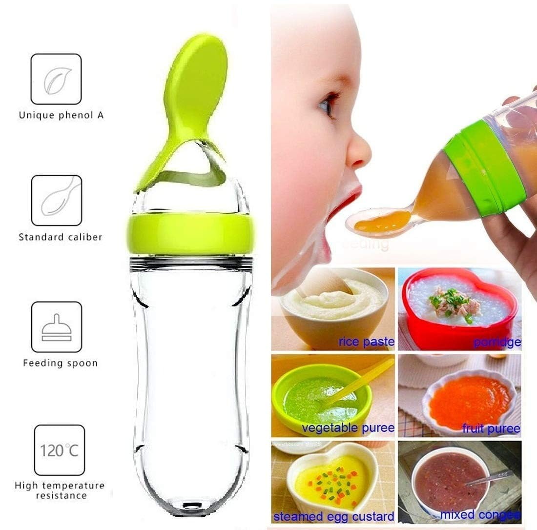 Squeezing Feeding Bottle Cup S – обзор и цена Baby Food Jars With Lids