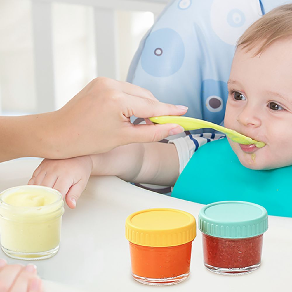 6pcs Glass Baby Food Jar Reusa – обзор и цена Baby Food Jars With Lids