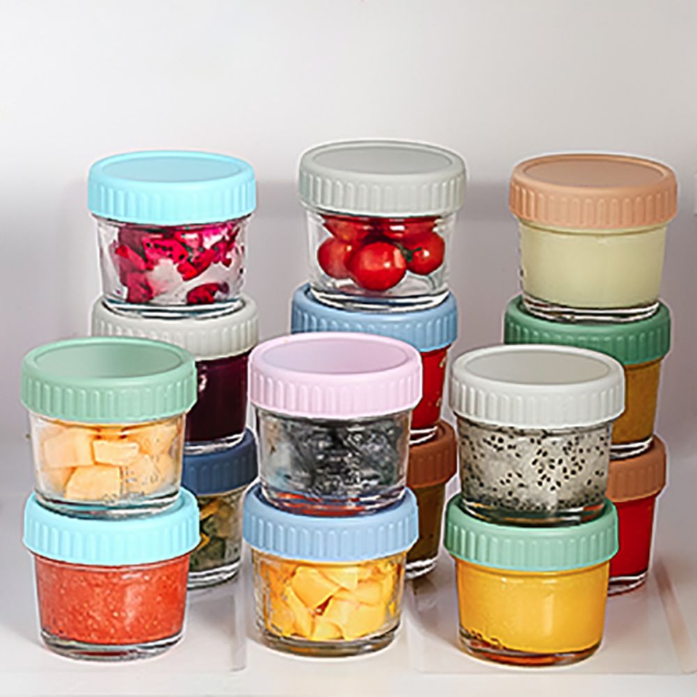 6pcs Glass Baby Food Jar Reusa – обзор и цена Baby Food Jars With Lids