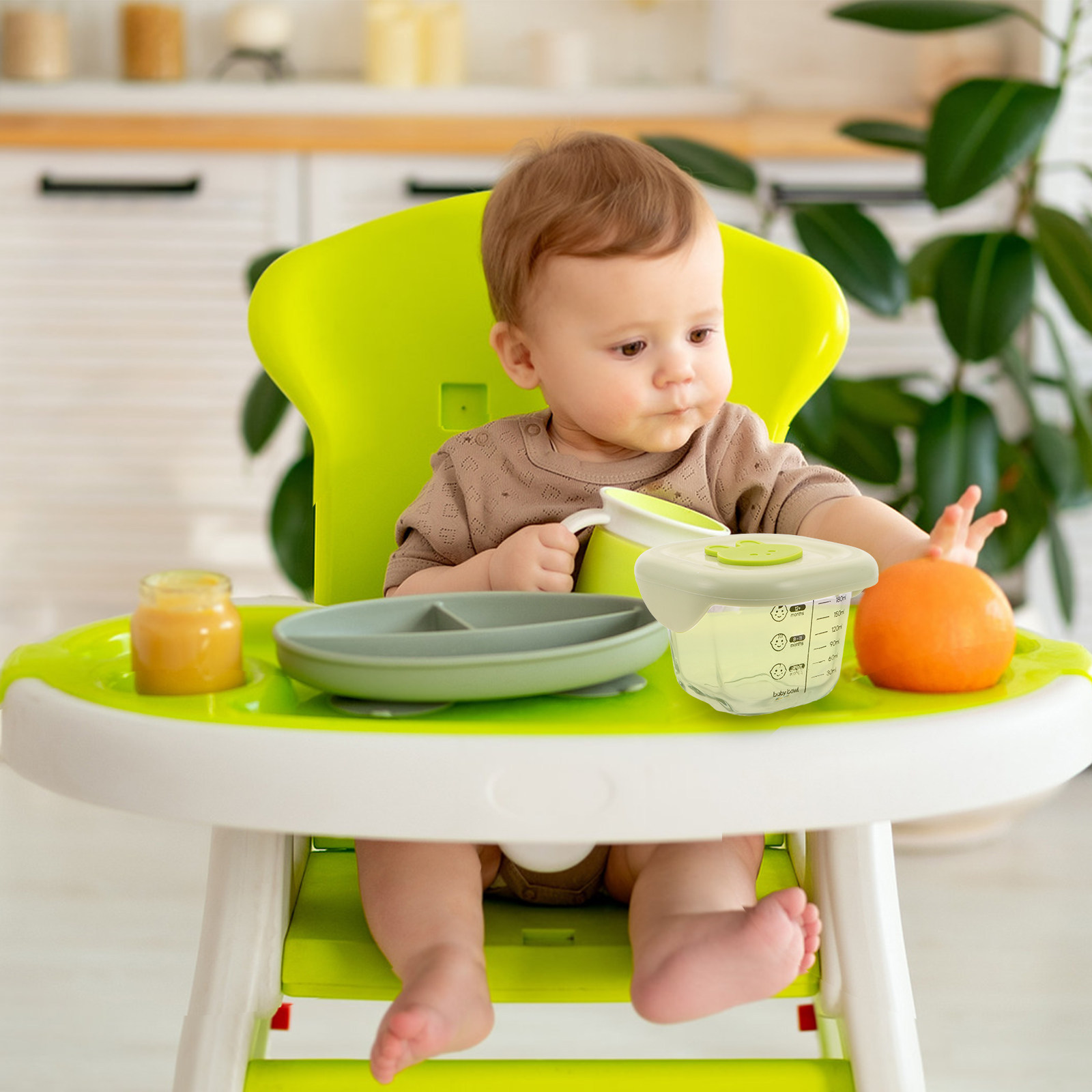 2Pcs Reusable Baby Food Storag – обзор и цена Baby Food Jars With Lids