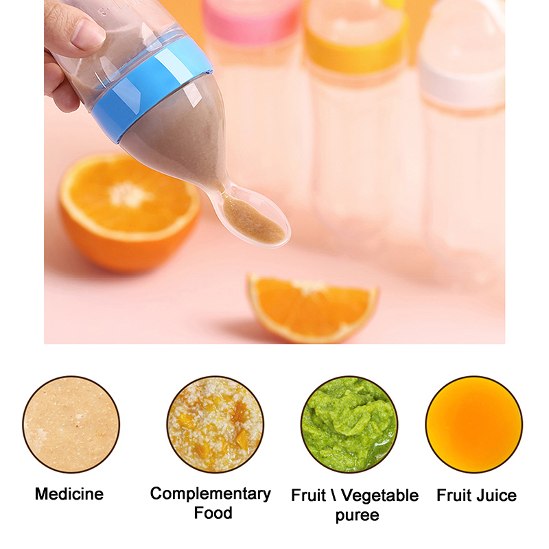 Squeezing Feeding Bottle Silic – обзор и цена Baby Food Jars With Lids