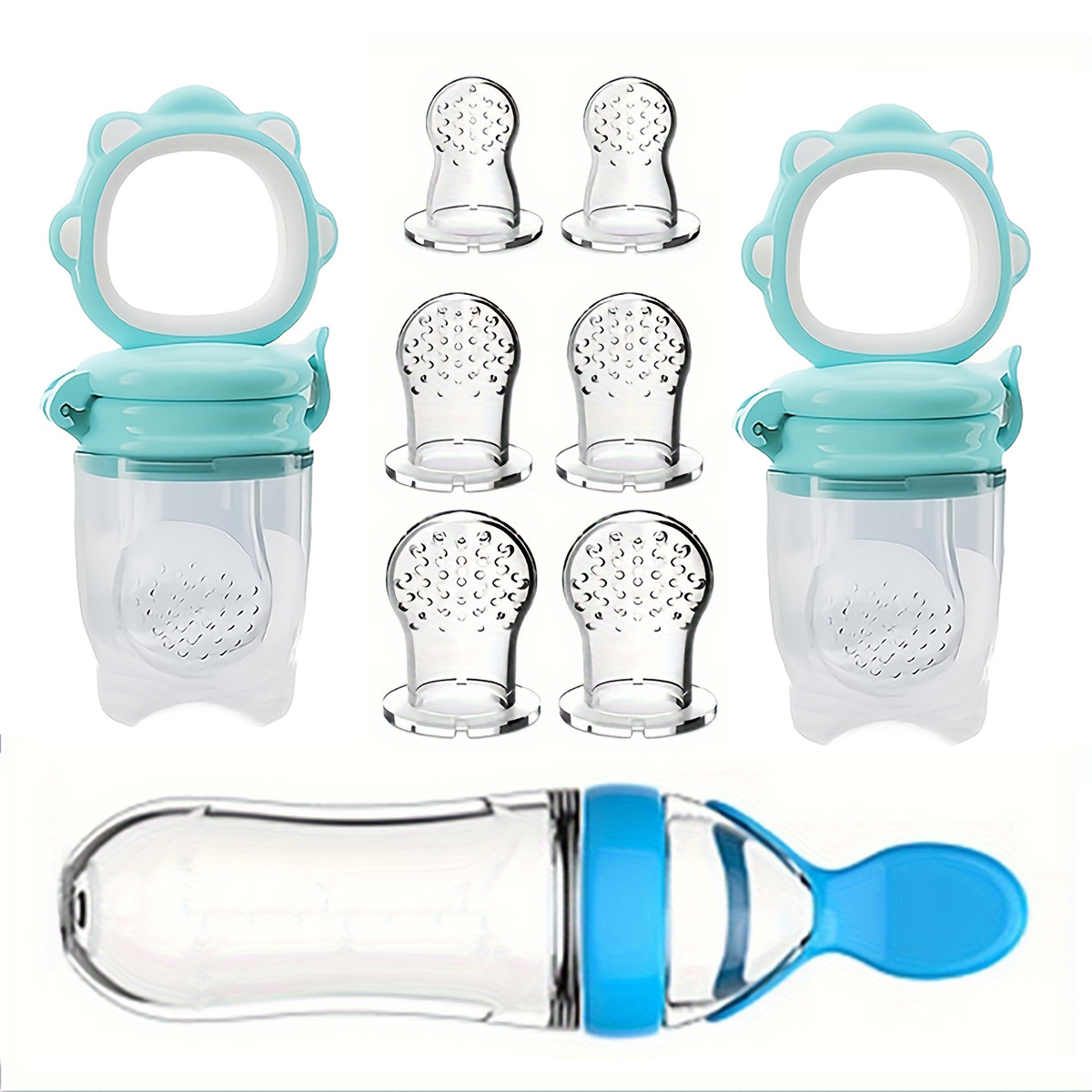 9pcs Feeding Cutlery: 1 Silico – обзор и цена Baby Food Jars