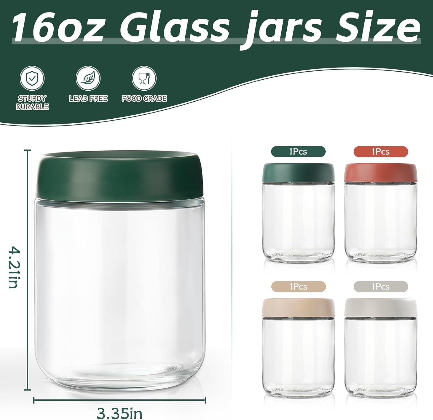 Glass Overnight Oats Container – обзор и цена Baby Food Jars