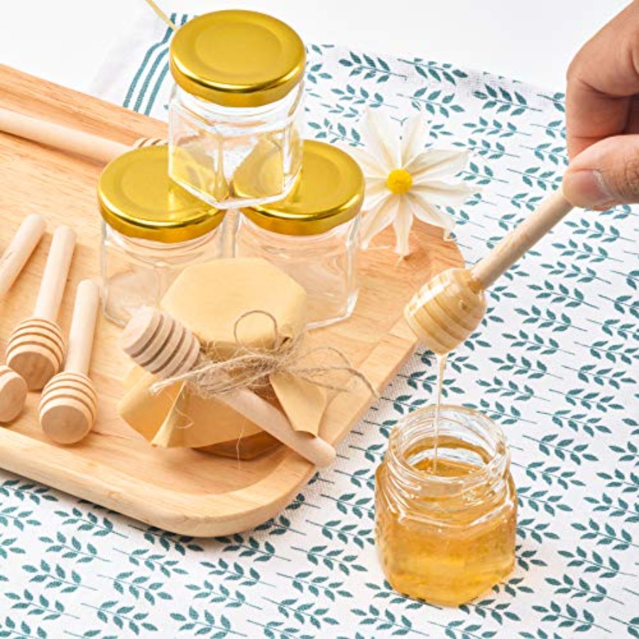 1.5oz 6Pack Mini Glass Hexagon – обзор и цена Baby Food Jars With Lids