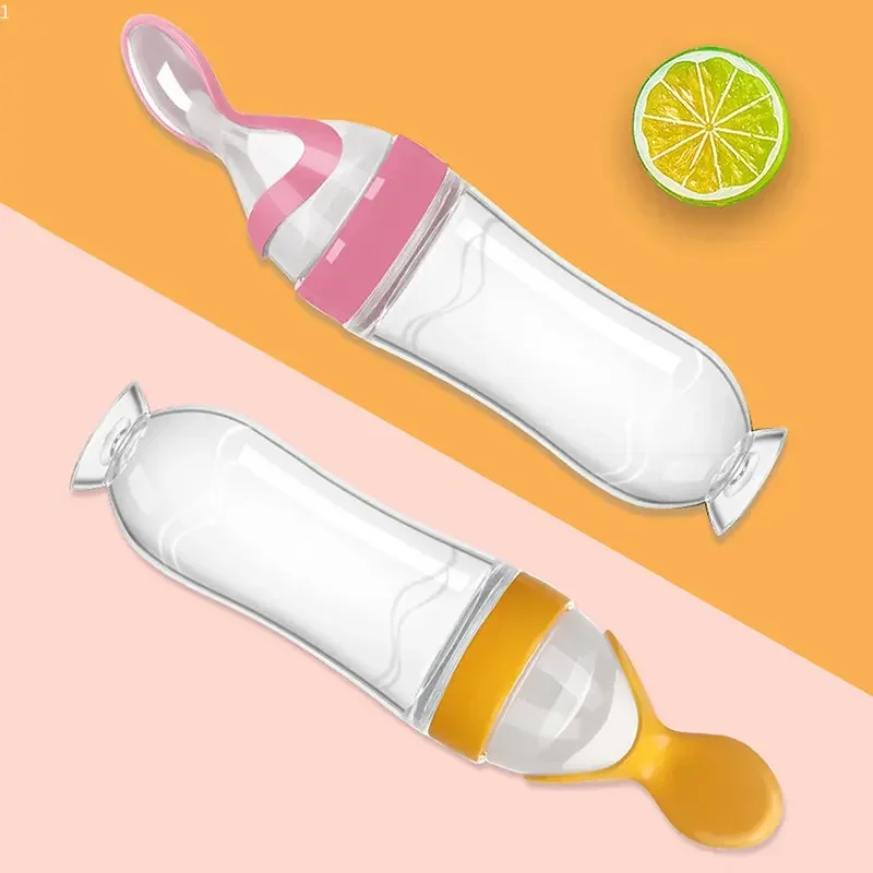 Squeezing Feeding Bottle Silic – обзор и цена Baby Food Jars With Lids