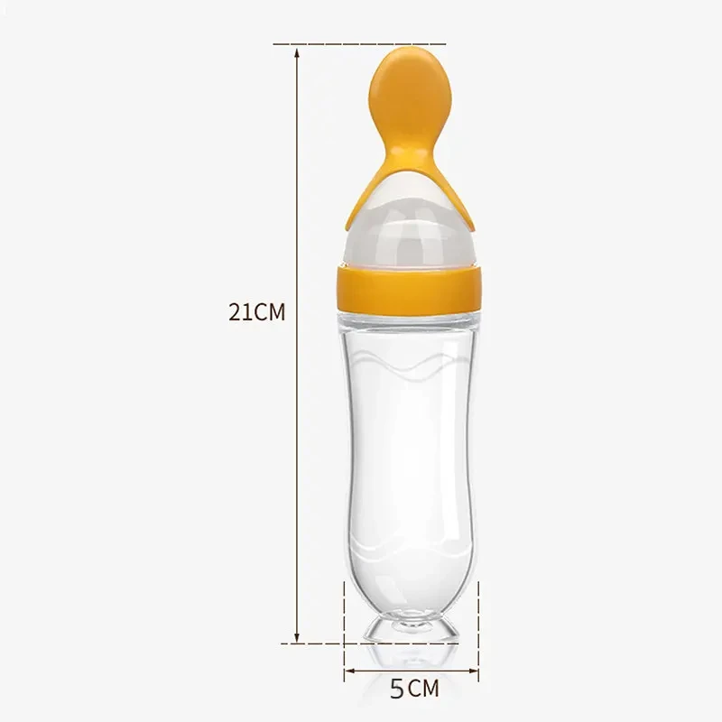 Squeezing Feeding Bottle Silic – обзор и цена Baby Food Jars With Lids