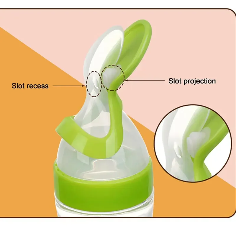 Squeezing Feeding Bottle Silic – обзор и цена Baby Food Jars With Lids