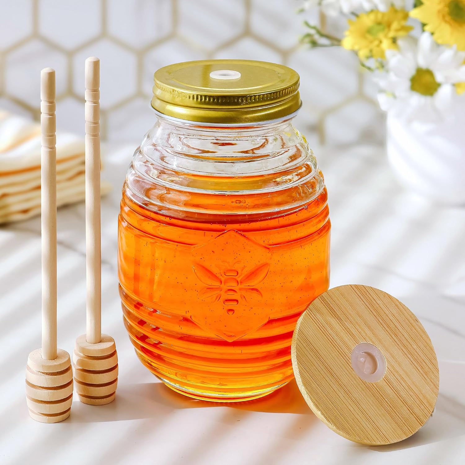 24oz. Bee Hive Shaped Honey Gl – обзор и цена Baby Food Intake