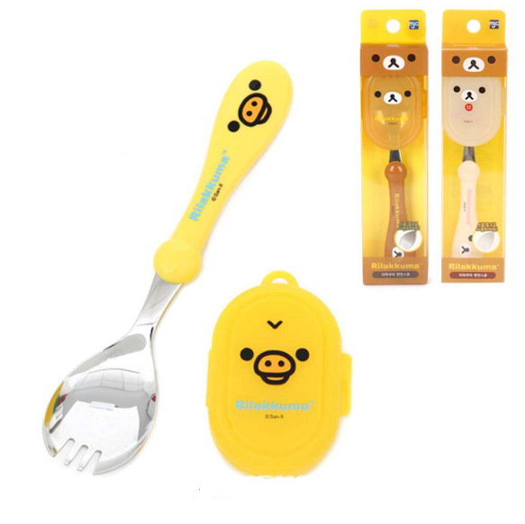 Rilakkuma Spoon Fork Integrate – обзор и цена Baby Food Toy
