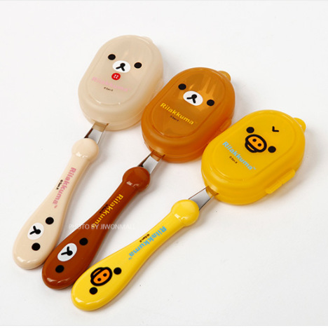 Rilakkuma Spoon Fork Integrate – обзор и цена Baby Food Toy