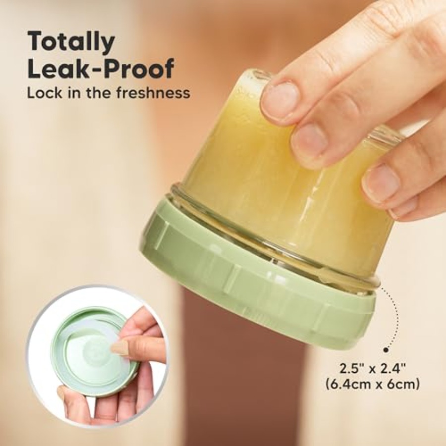 KeaBabies 6pk 4oz Glass Baby F – обзор и цена Baby Food Jars With Lids