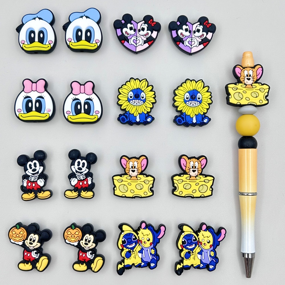 10PC DIY Cartoon Mini Silicone – обзор и цена Baby Food Toy