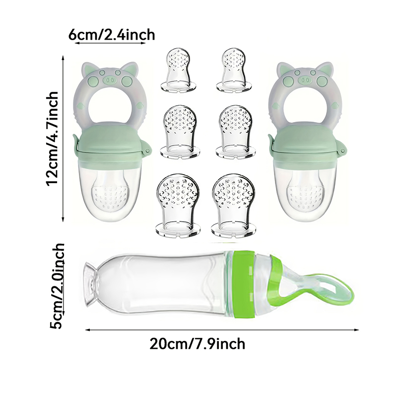 9pcs Feeding Cutlery:1 Silicon – обзор и цена Baby Food Jars